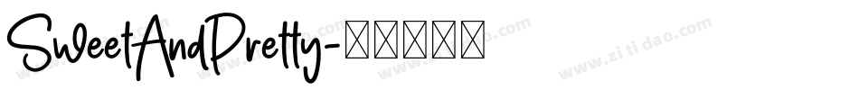 SweetAndPretty字体转换