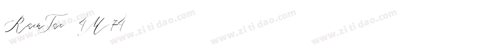RainTax-4M74字体转换