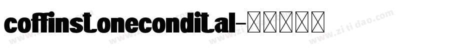 coffinstonecondital字体转换