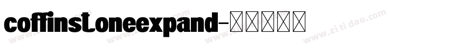 coffinstoneexpand字体转换