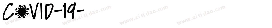 Covid-19字体转换