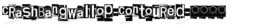 CrashBangWallop-Contoured字体转换