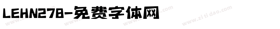 LEHN278字体转换