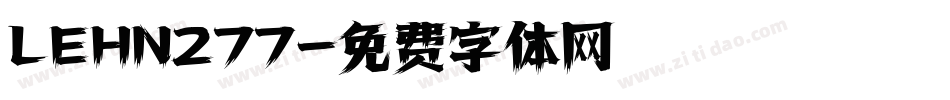 LEHN277字体转换