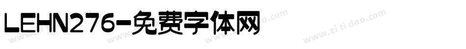 LEHN276字体转换