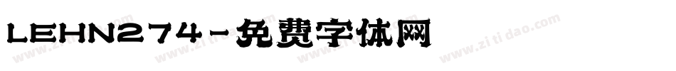 LEHN274字体转换
