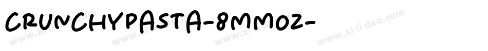 CrunchyPasta-8MMoz字体转换