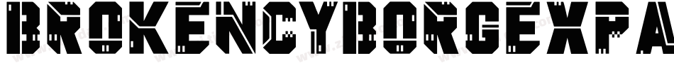 BrokenCyborgExpanded-6l6g字体转换