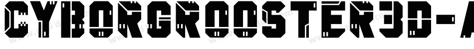 CyborgRooster3D-a3ox字体转换