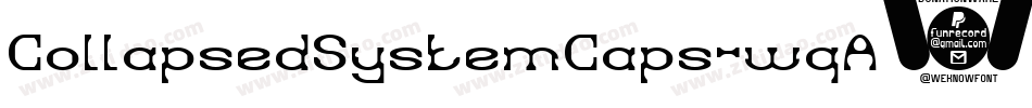 CollapsedSystemCaps-wqA6字体转换