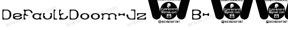 DefaultDoom-Jz7B字体转换