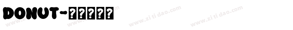 Donut字体转换