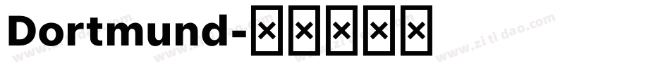 Dortmund字体转换