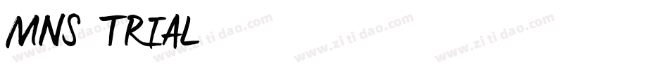 MNS_TRIAL手机版字体转换