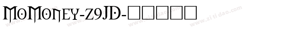 MoMoney-z9JD字体转换