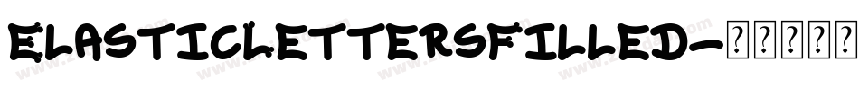 ElasticLettersFilled字体转换