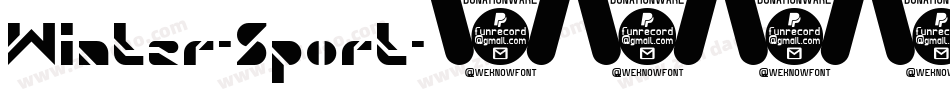 Winter-Sport字体转换