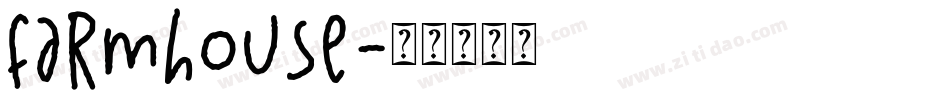 farmhouse字体转换