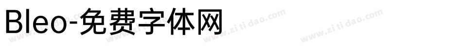 Bleo字体转换