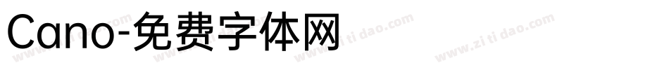 Cano字体转换