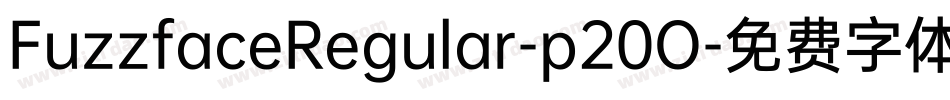FuzzfaceRegular-p20O字体转换