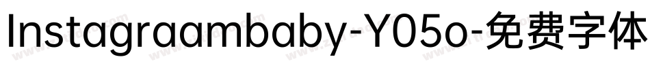 Instagraambaby-Y05o字体转换