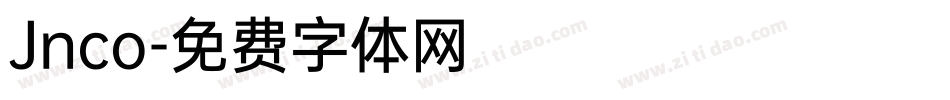 Jnco字体转换