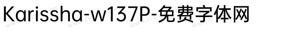 Karissha-w137P字体转换