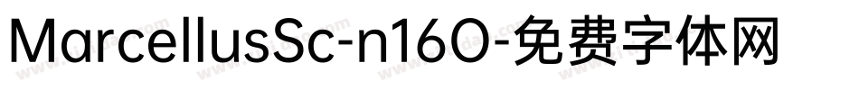 MarcellusSc-n16O字体转换