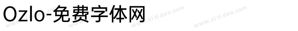 Ozlo字体转换