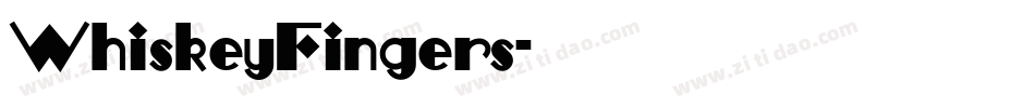 WhiskeyFingers字体转换