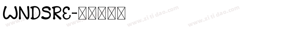WNDSRE字体转换