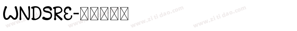 WNDSRE字体转换