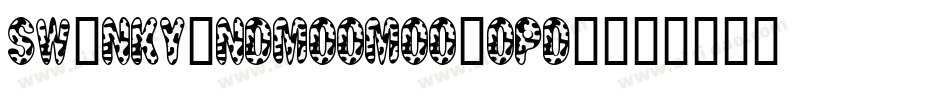 SwankyAndMooMoo-opdA字体转换