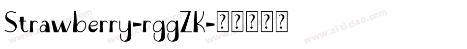 Strawberry-rggZK字体转换
