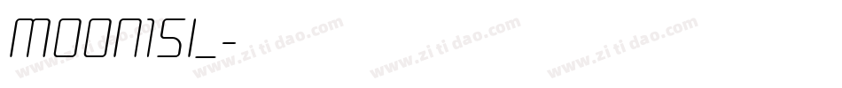 MOON15I_字体转换