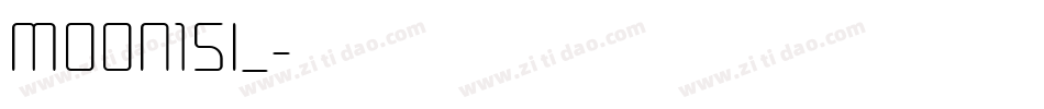 MOON15I_字体转换