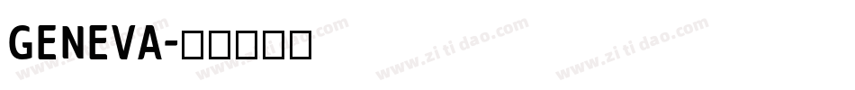 Geneva字体转换