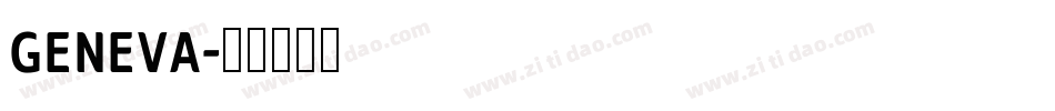 Geneva字体转换
