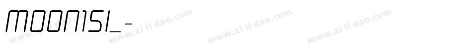 MOON15I_字体转换