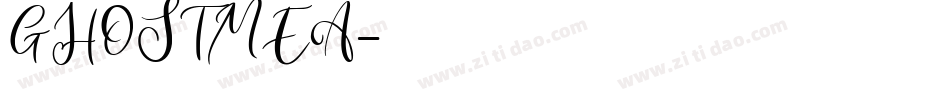GHOSTMEA字体转换