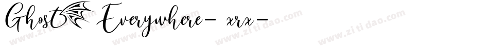 GhostEverywhere-5xrx字体转换
