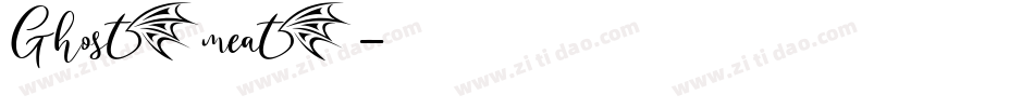 Ghostmeat字体转换