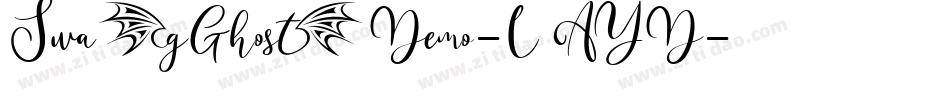 SwagGhostDemo-L3AYD字体转换