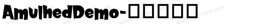 AmulhedDemo字体转换