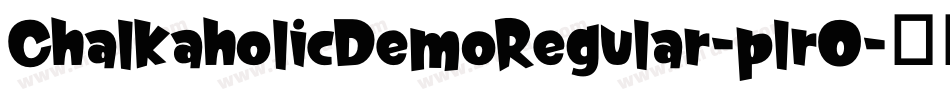 ChalkaholicDemoRegular-plrO字体转换