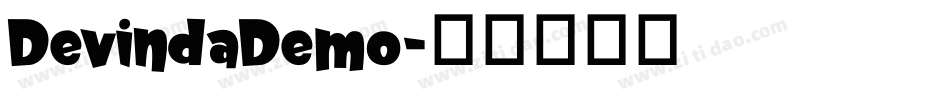 DevindaDemo字体转换