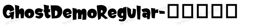 GhostDemoRegular字体转换