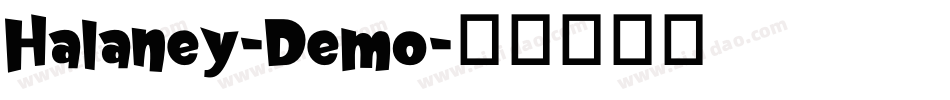 Halaney-Demo字体转换