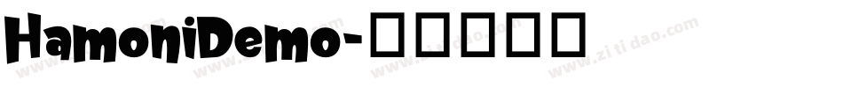 HamoniDemo字体转换
